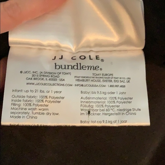 NWOT JJ COLE Bundle Me in-car-seat blanket. - Picture 5 of 5